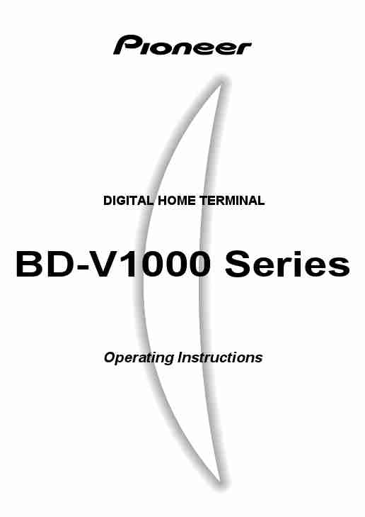Pioneer Industrial Stereo Receiver BD-V1000 Series-page_pdf